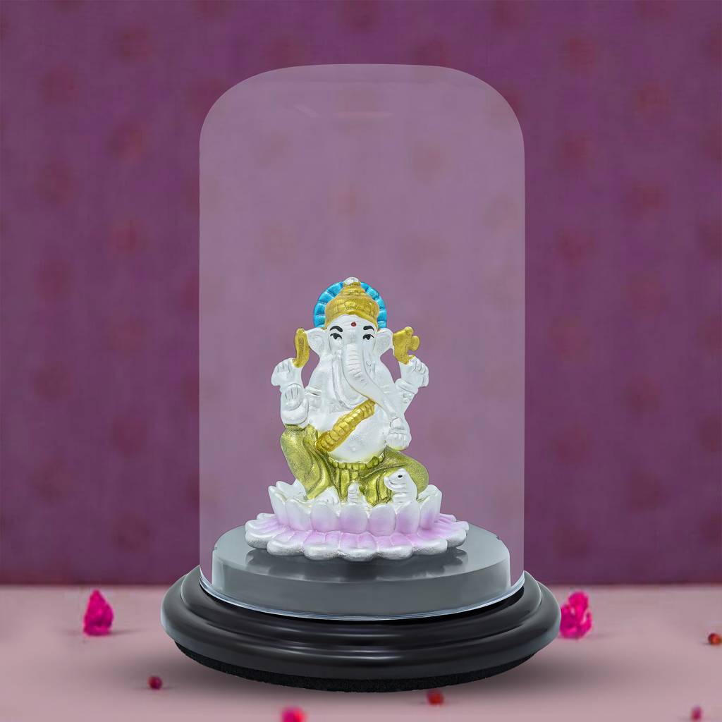 Touch925 999 Silver Vighnaharta Divine Aura Idol : LI12