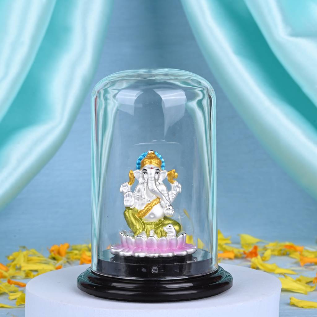 Touch925 999 Silver Vighnaharta Divine Aura Idol : LI12