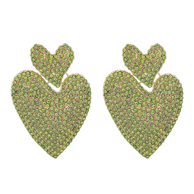 Lumina Heart Dangle Earrings : MJ10