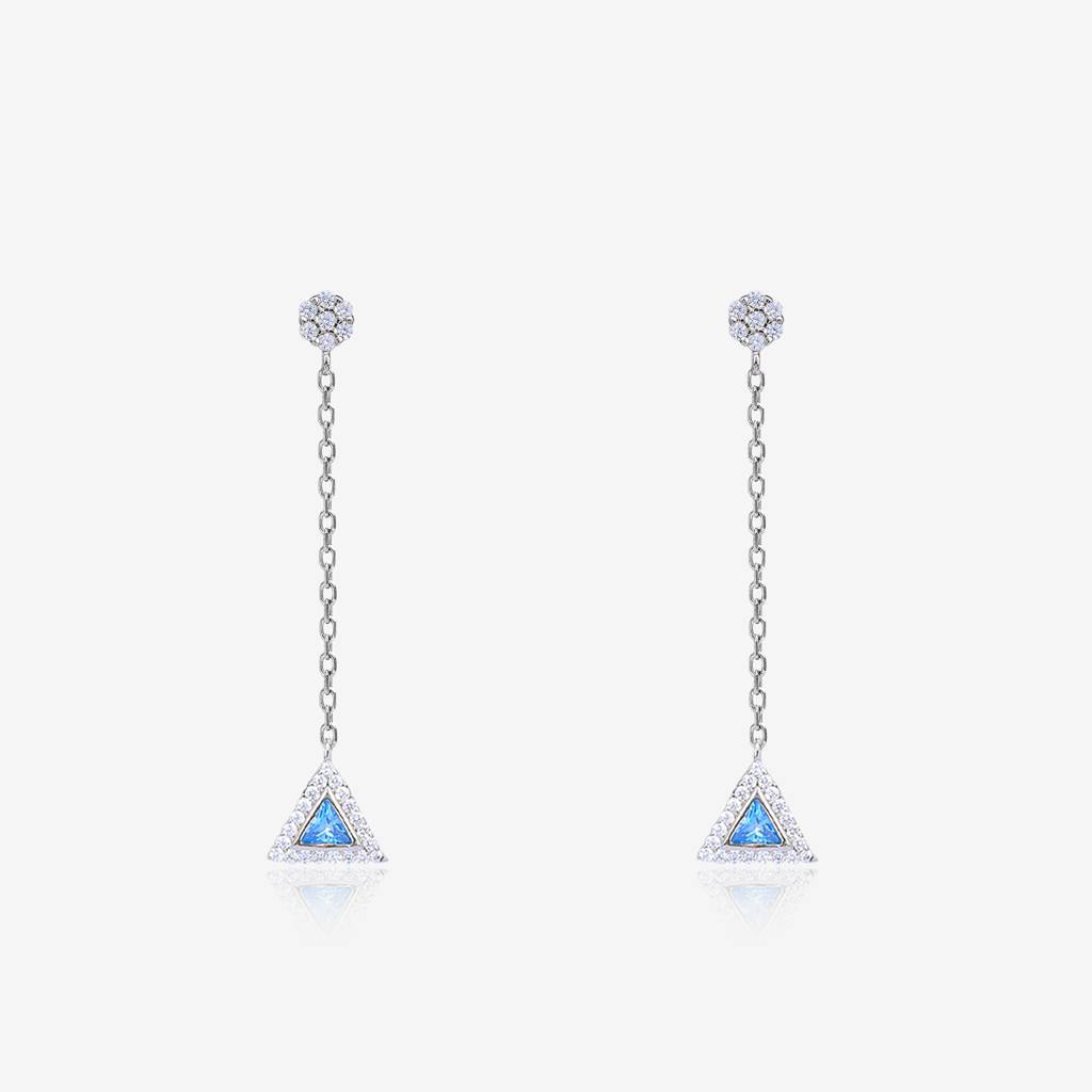 Radiance Triangular Jewellery Set : LJS33