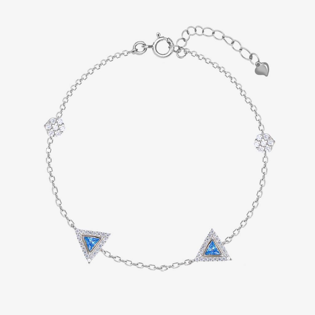 Radiance Triangular Jewellery Set : LJS33