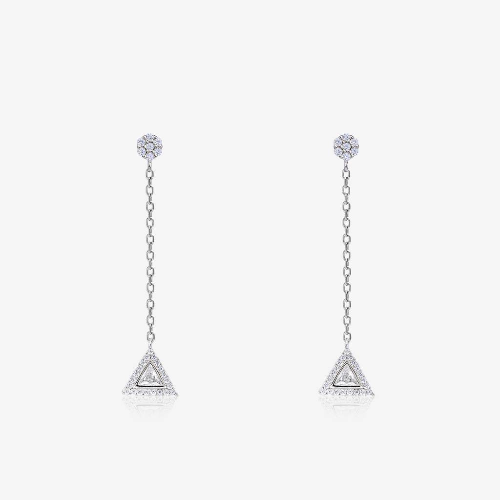 Radiance Triangular Jewellery Set : LJS42