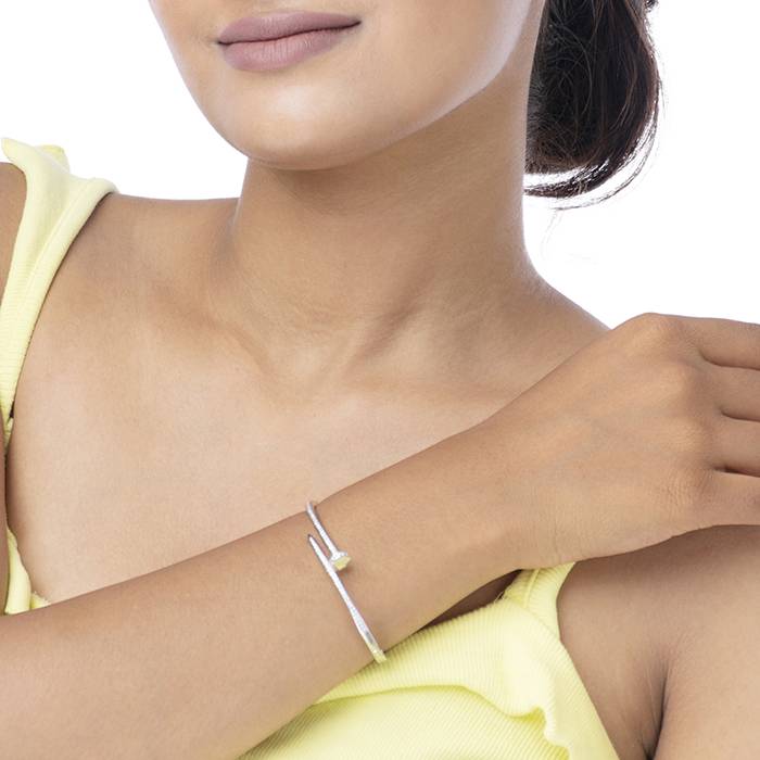 Silver Nail Kada : LK1