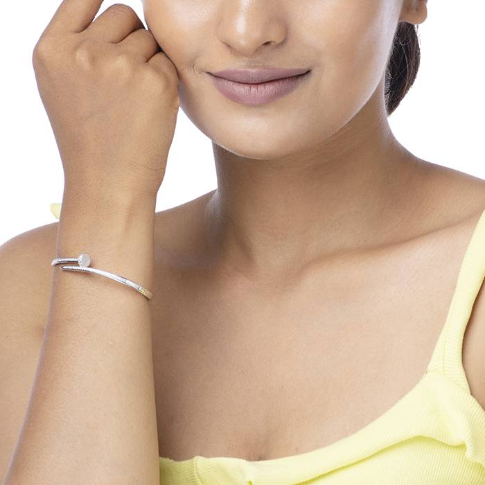 Silver Nail Kada : LK1