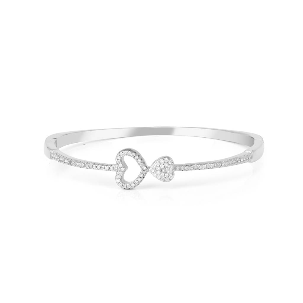 Cz Adornded Heart Link Kada : LK5