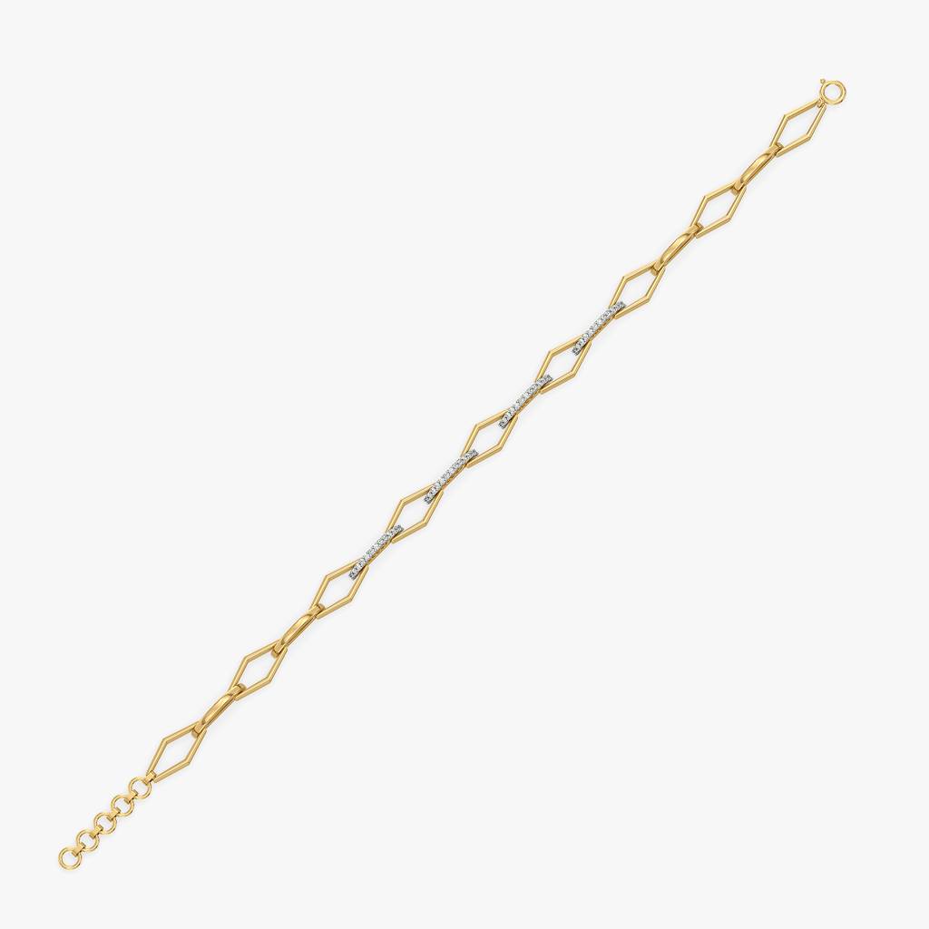 Eternal Link - Lab Diamond Tennis Bracelet : LLBR0115