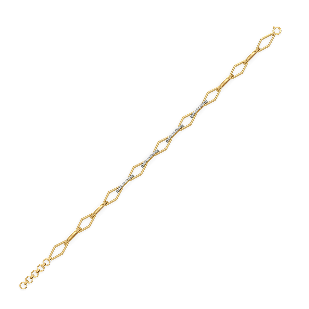 Eternal Link - Lab Diamond Tennis Bracelet : LLBR0115