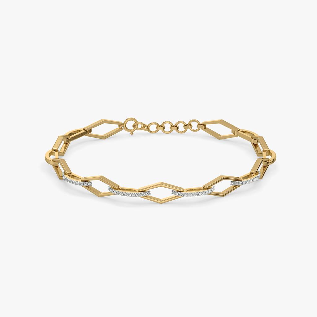 Eternal Link - Lab Diamond Tennis Bracelet : LLBR0115