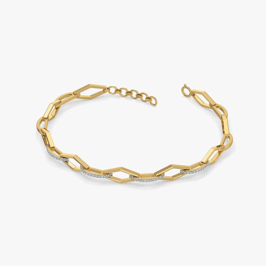 Eternal Link - Lab Diamond Tennis Bracelet : LLBR0115