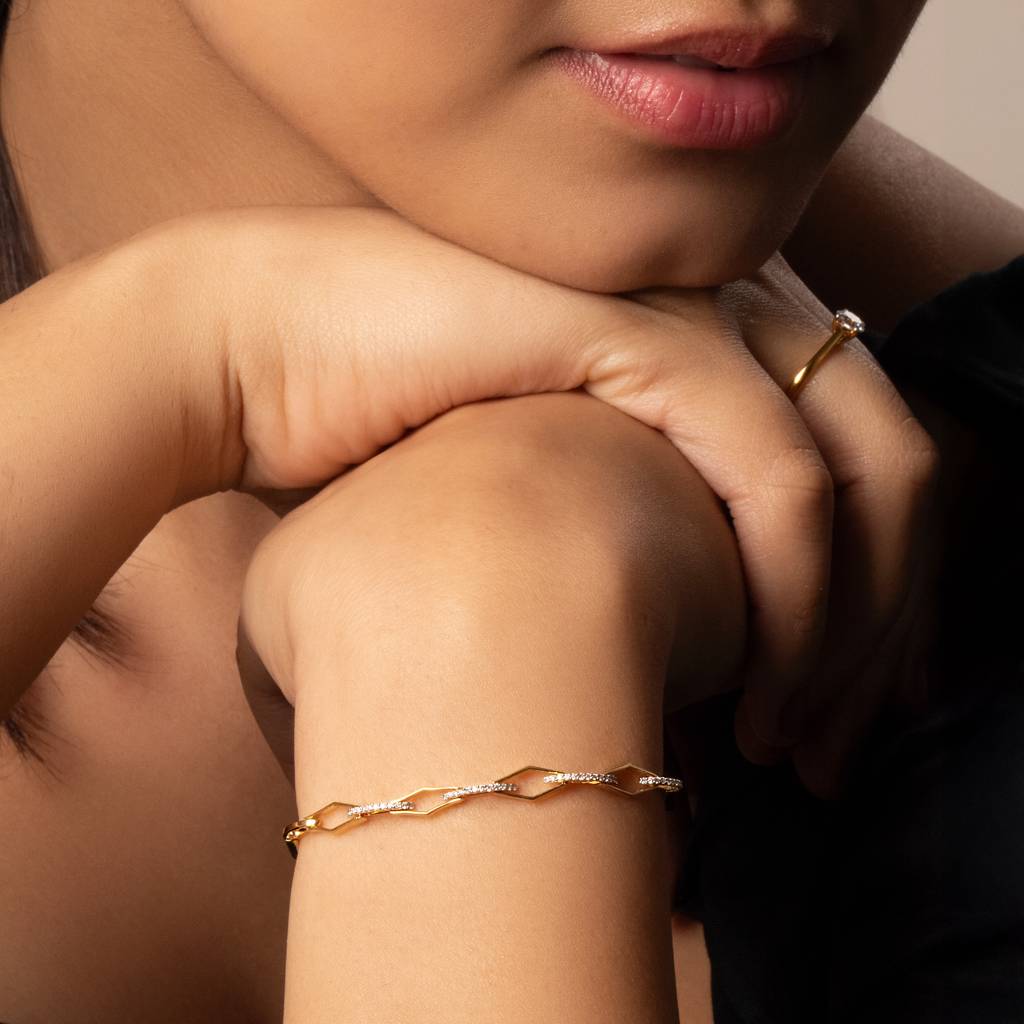 Eternal Link - Lab Diamond Tennis Bracelet : LLBR0115
