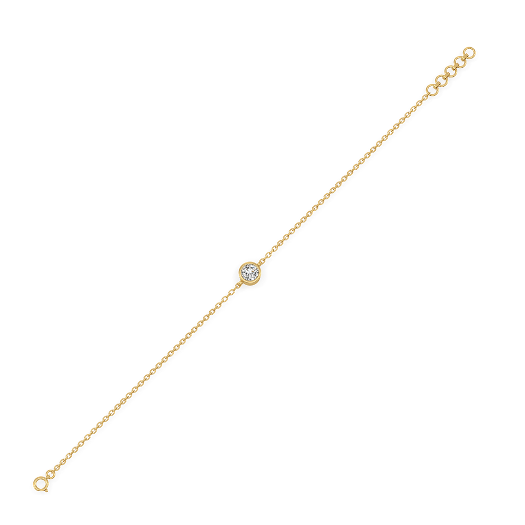 Eternal Shine - Lab Diamond Solitaire Bracelet : LLBR0119