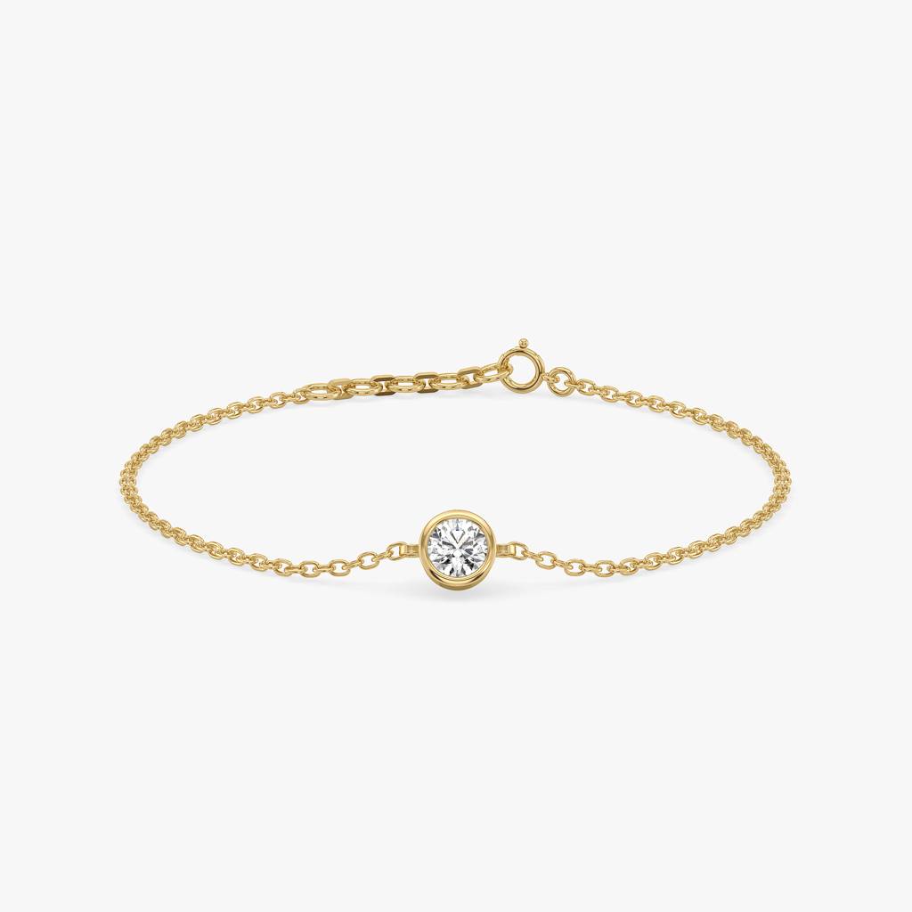 Eternal Shine - Lab Diamond Solitaire Bracelet : LLBR0119