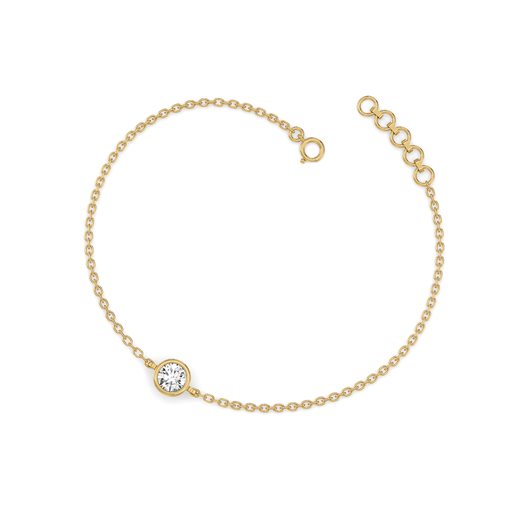 Eternal Shine - Lab Diamond Solitaire Bracelet : LLBR0119