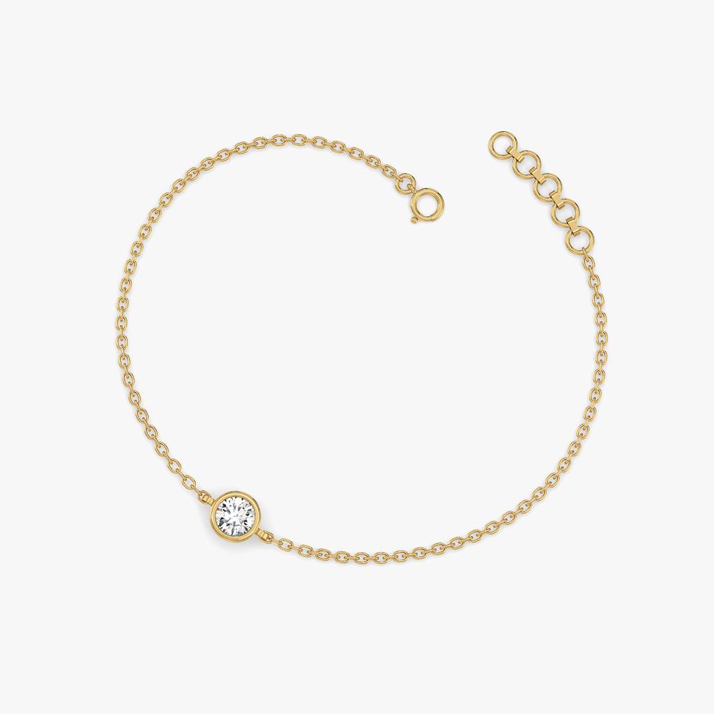 Eternal Shine - Lab Diamond Solitaire Bracelet : LLBR0119