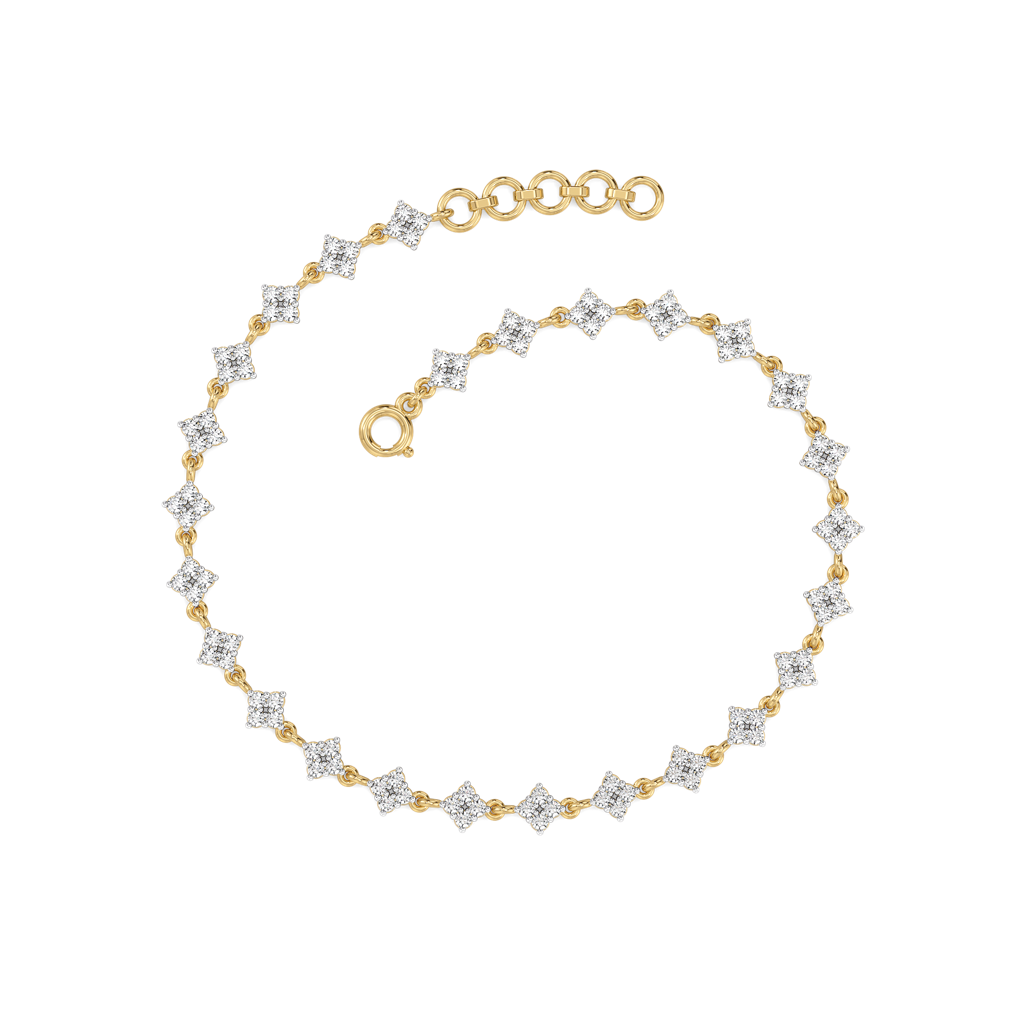 Day Bloom - Lab Diamond Tennis Bracelet : LLBR0123