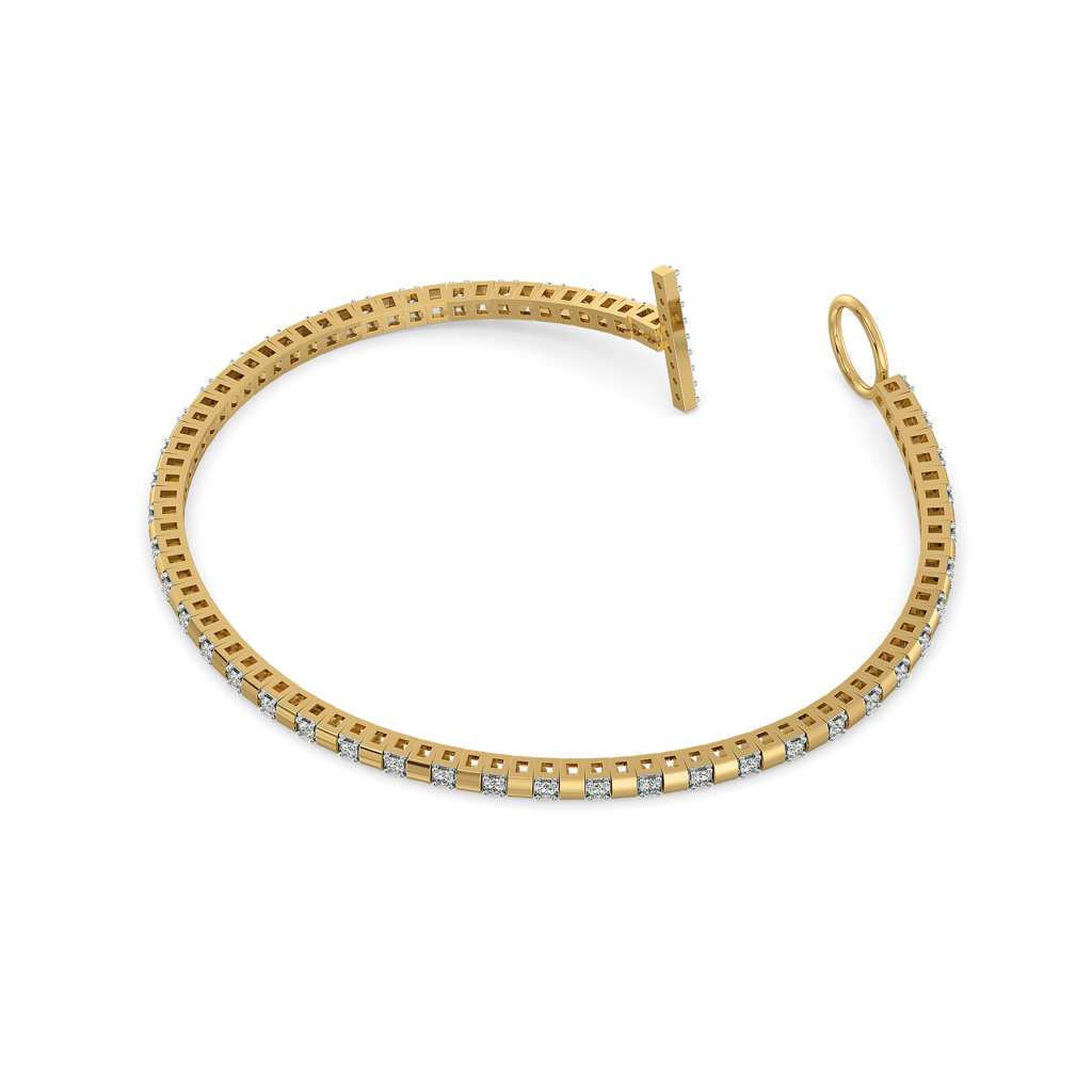 Classic Slim - Lab Diamond Tennis Bracelet : LLBR0135
