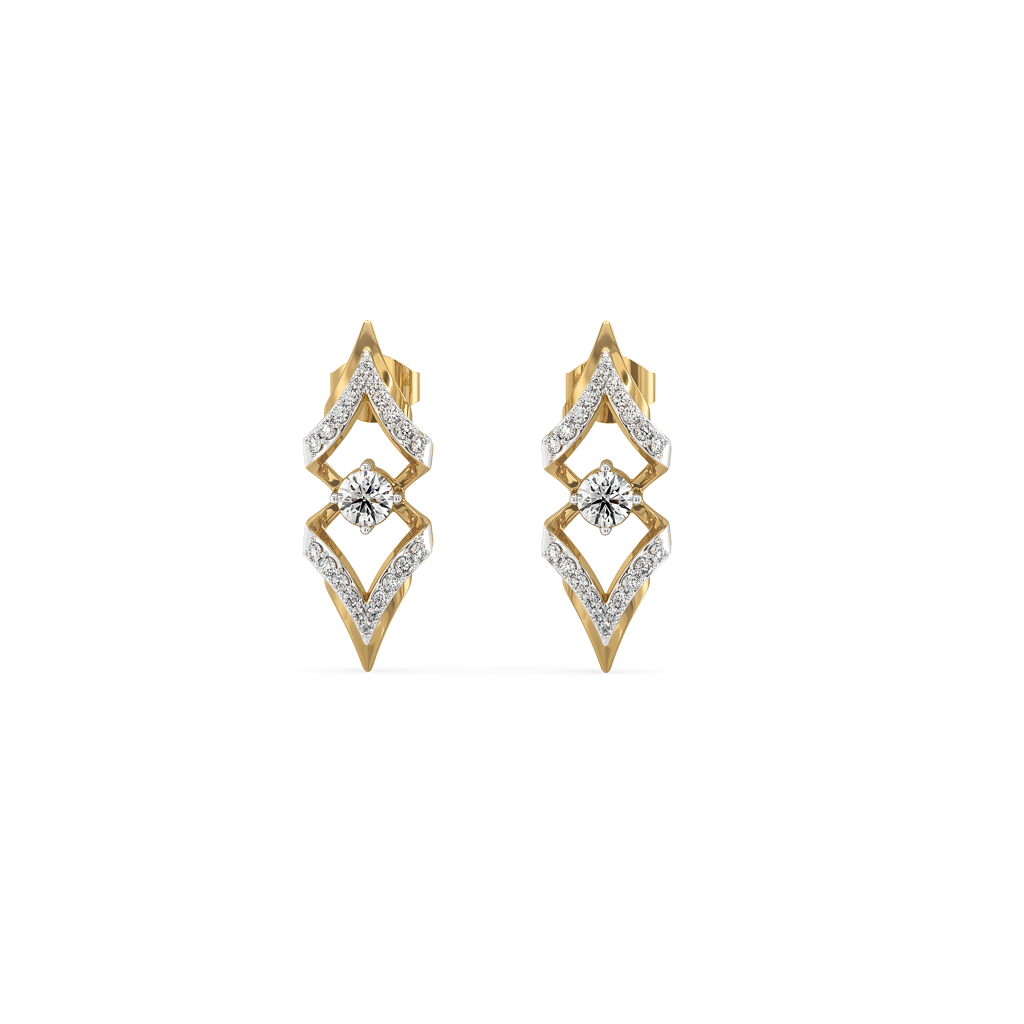 Fierce Aura ÂÃÃ¬ Lab Diamond Solitaire Earrings : LLER0182