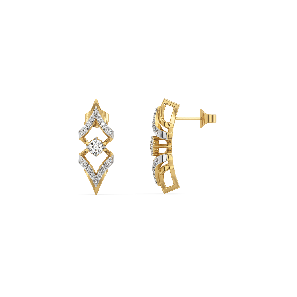 Fierce Aura ÂÃÃ¬ Lab Diamond Solitaire Earrings : LLER0182