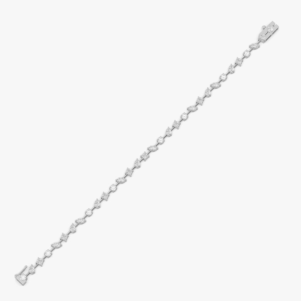 Diamond Cosmos - Pure Gold Lab Diamond Tennis Bracelet : LLGCC101BR