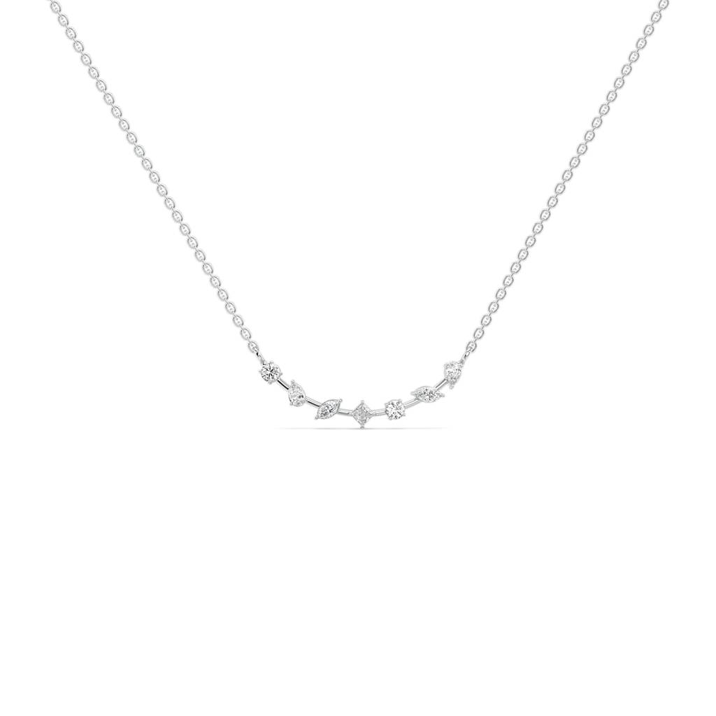 Diamond Cosmos - Pure Gold Lab Diamond Necklace : LLGCC101NK