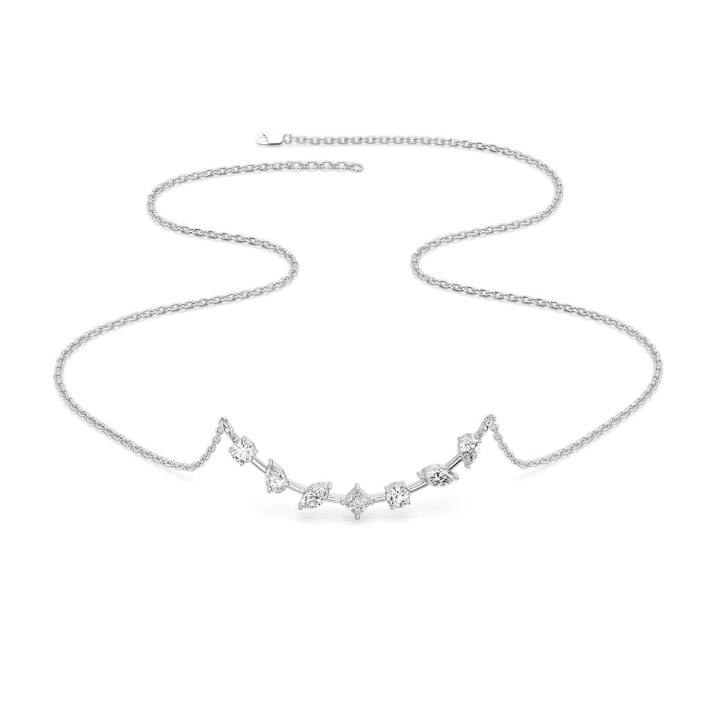 Diamond Cosmos - Pure Gold Lab Diamond Necklace : LLGCC101NK