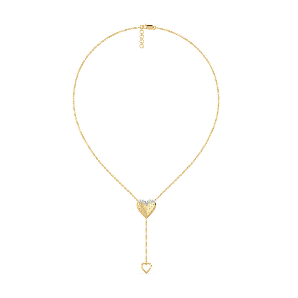 Promise Heart - Lab Diamond Pendant Necklace : LLNK0136