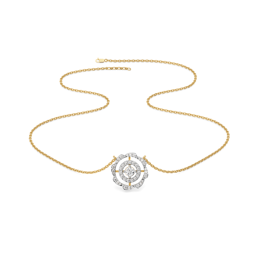 Stellar Shine ÂÃÃ¬ Lab Diamond Solitaire Necklace : LLNK0140