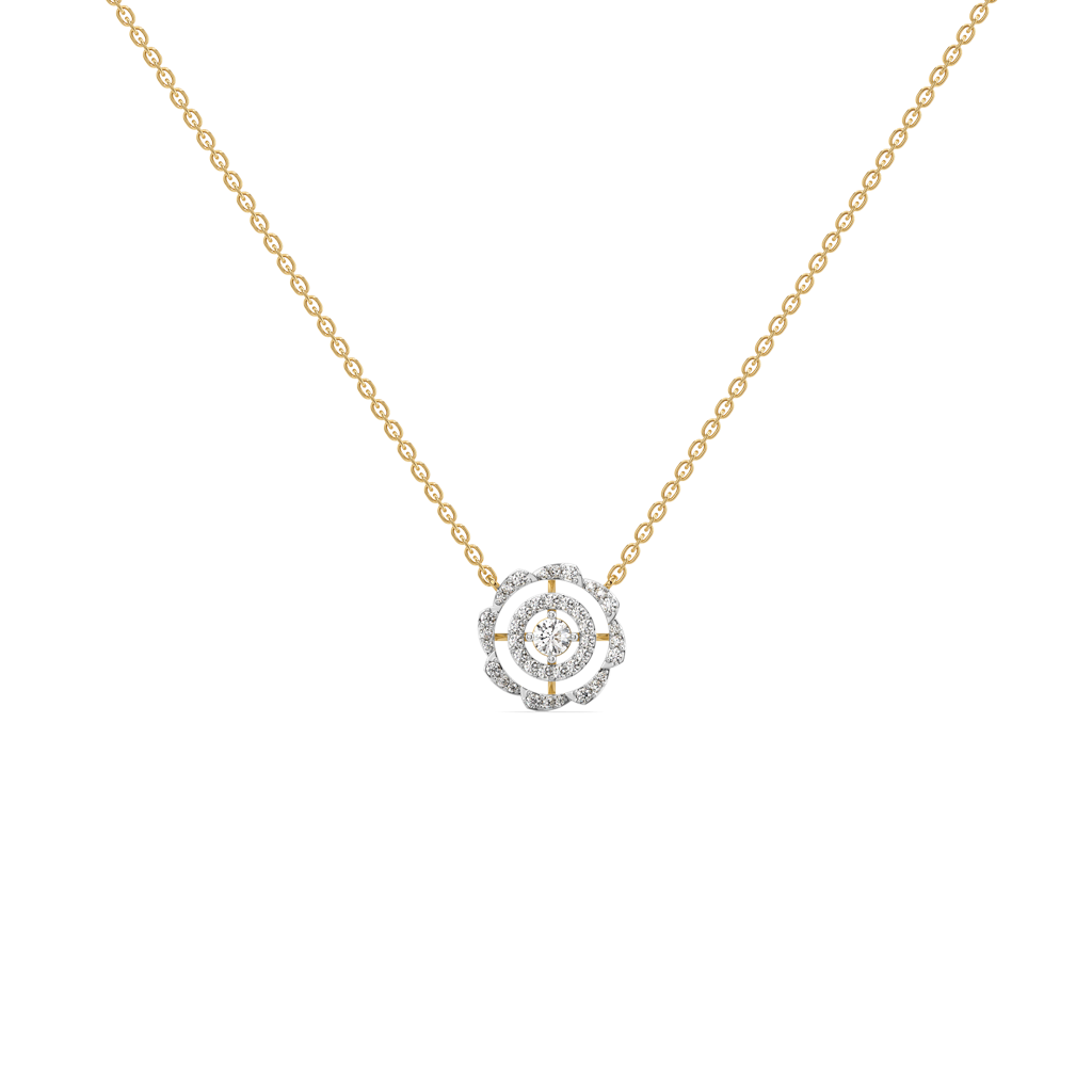 Stellar Shine ÂÃÃ¬ Lab Diamond Solitaire Necklace : LLNK0140