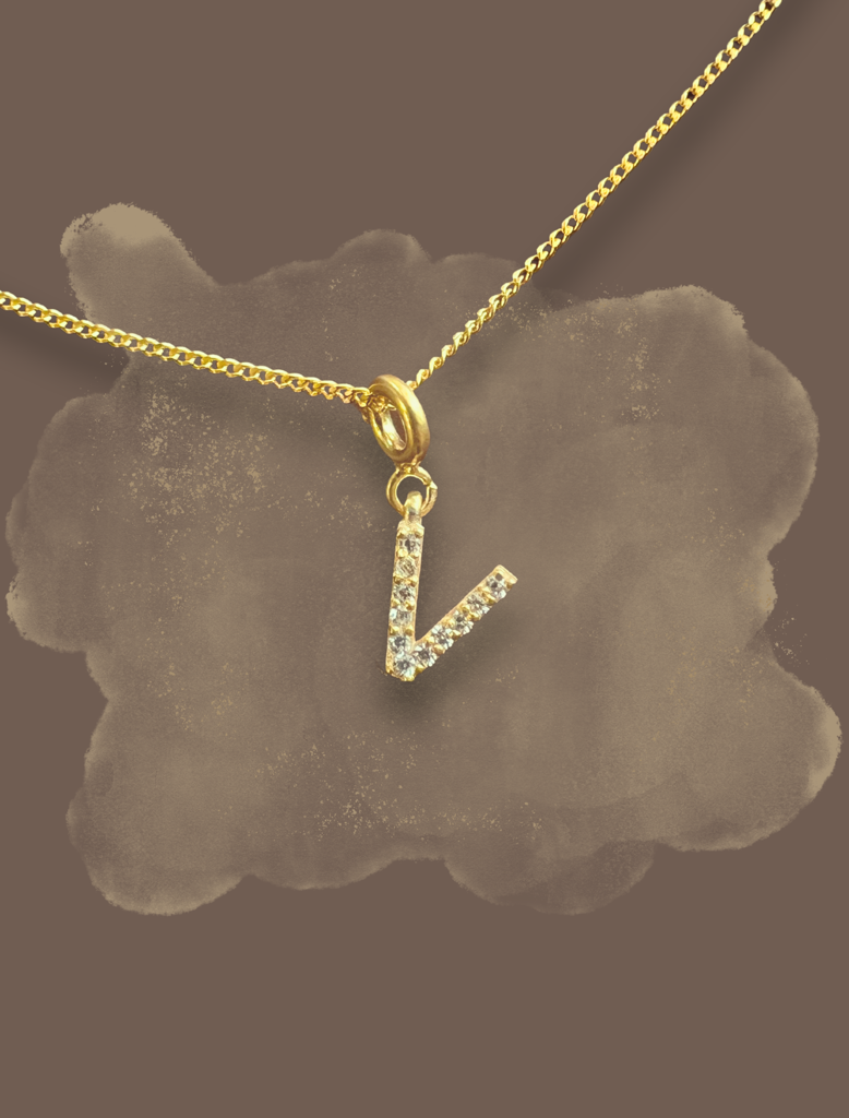 Letter Pendant : LP-V