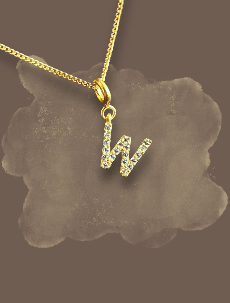 Letter Pendant : LP-W