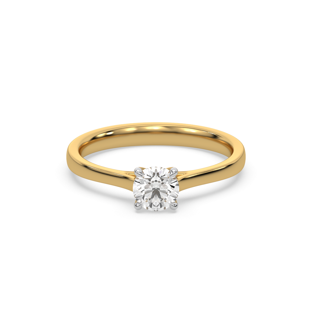 Classic - Lab Diamond Solitaire Ring : LLRG0157