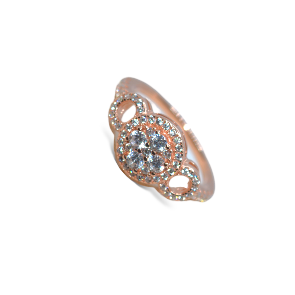 Rose Gold Sparkler Ring : LVD620