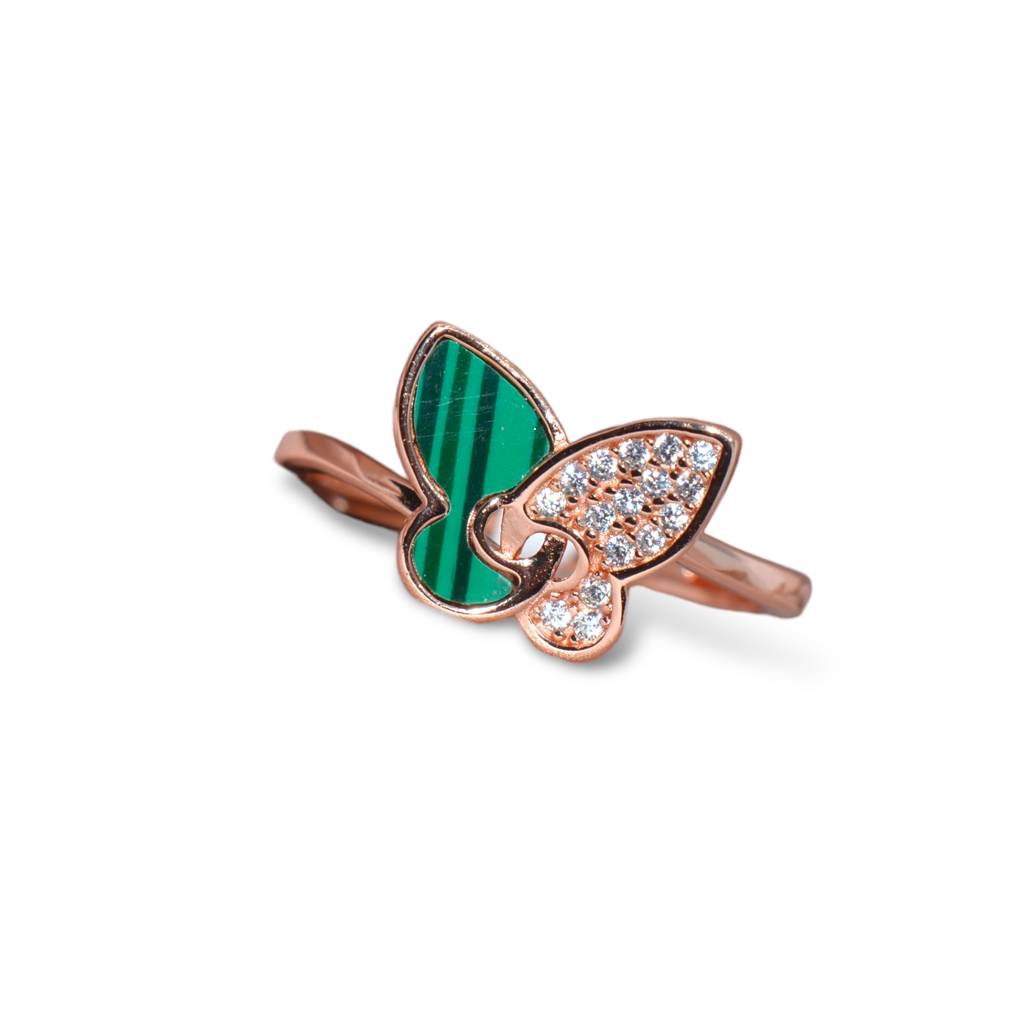 Enchanted Emerald Butterfly Ring : LVD474