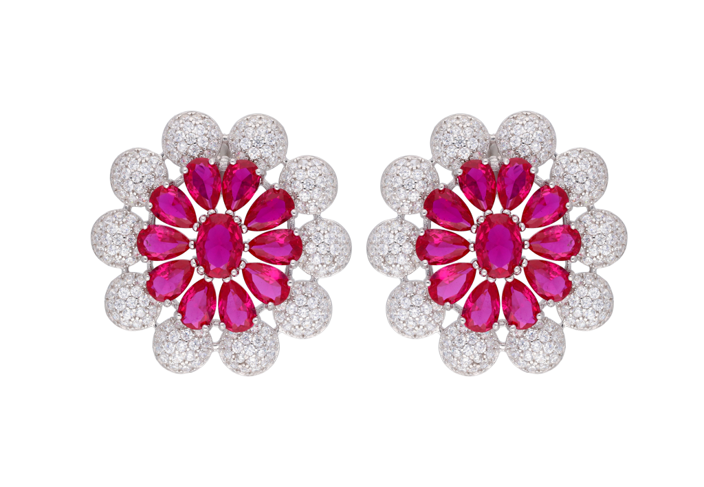 Snow Blossom Earrings : lvd70