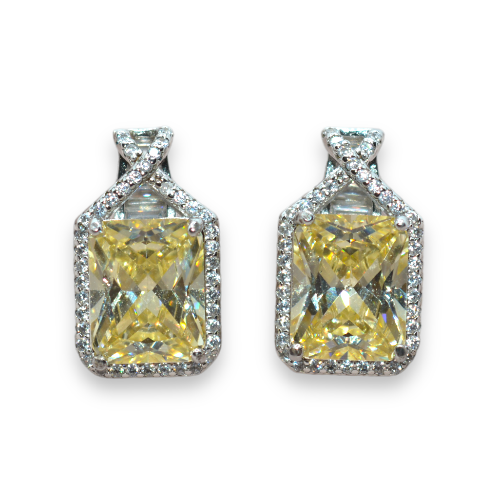 Yellow Harmony Earrings : LVD93