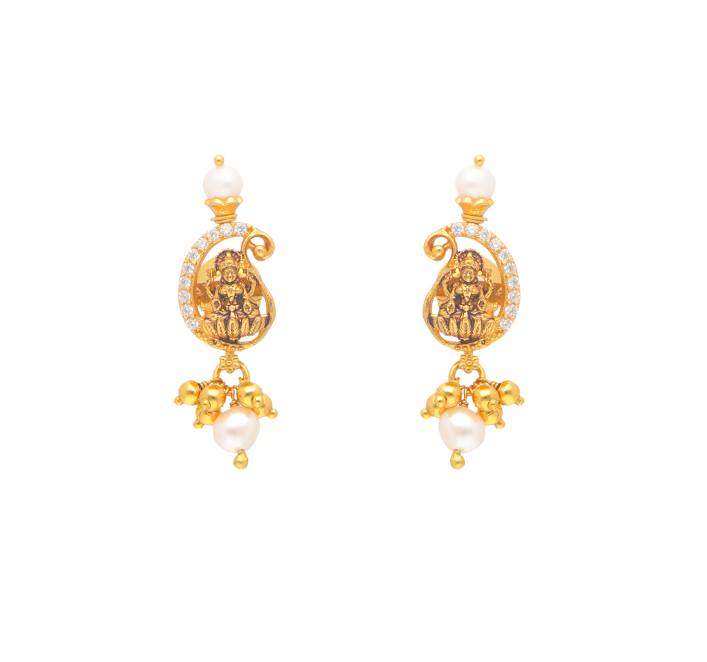 Laxmi Pearl Earrings : LVET17