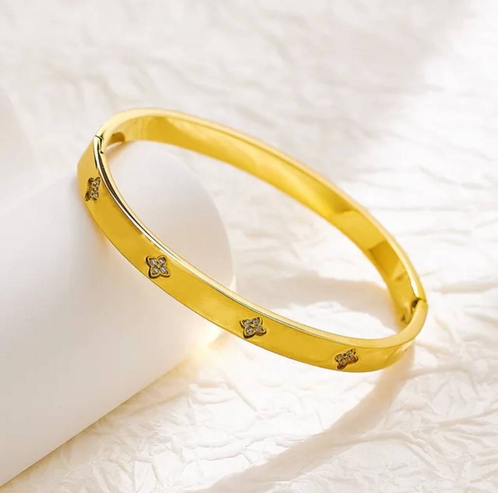 Lily Bangle Bracelet : TAA-9708117721366-BRACELET