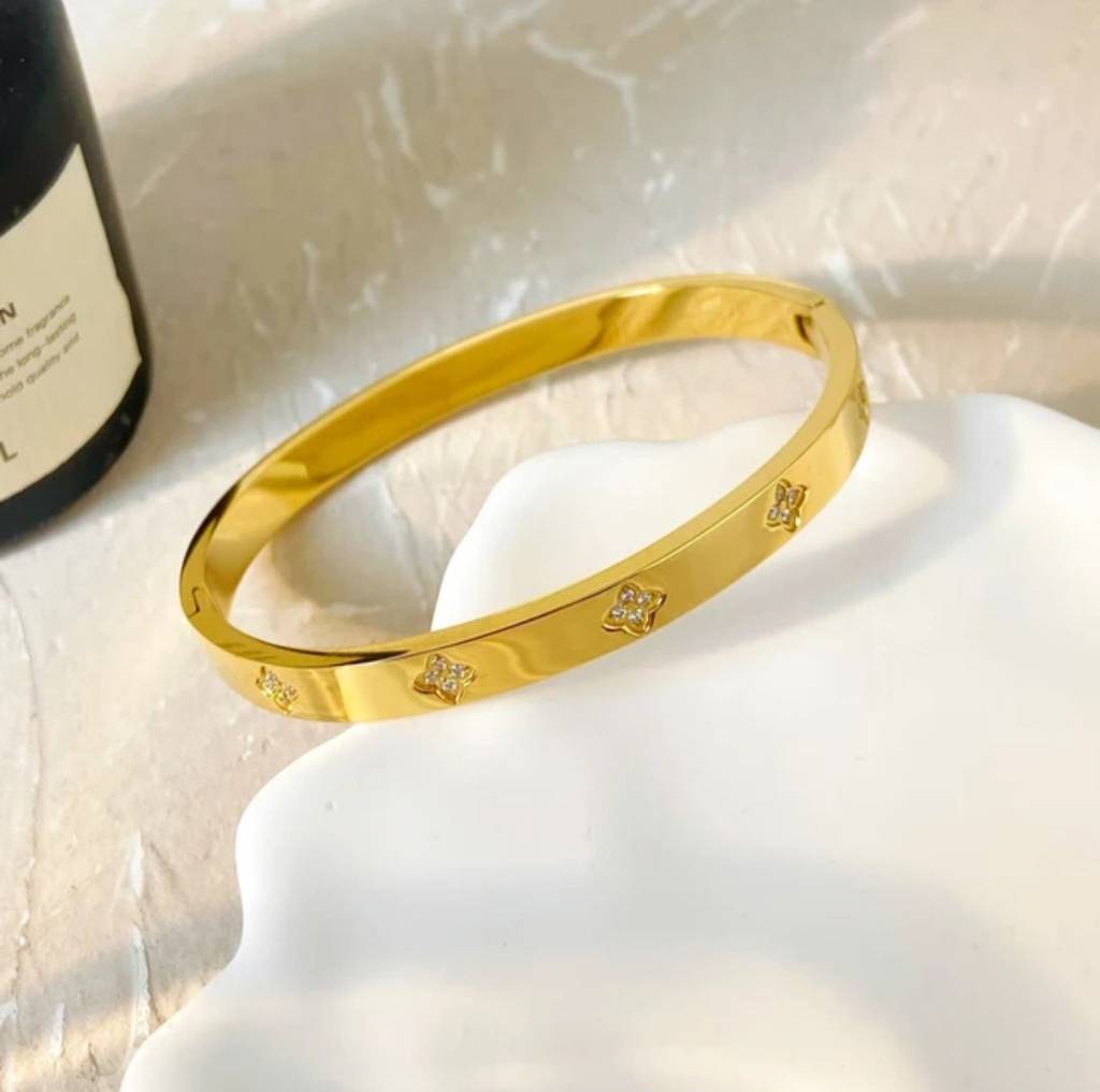 Lily Bangle Bracelet : TAA-9708117721366-BRACELET