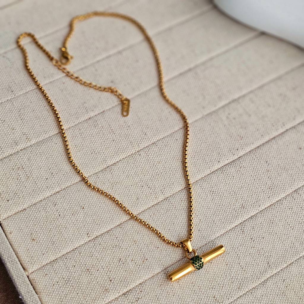 Lulu Gold Plated Necklace : TAA-9791133679894-NECKLACE