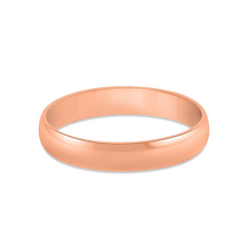 Minimal Rose Gold Plated 925 Sterling Silver Men'S Ring : M-RNG-40377-8-RG
