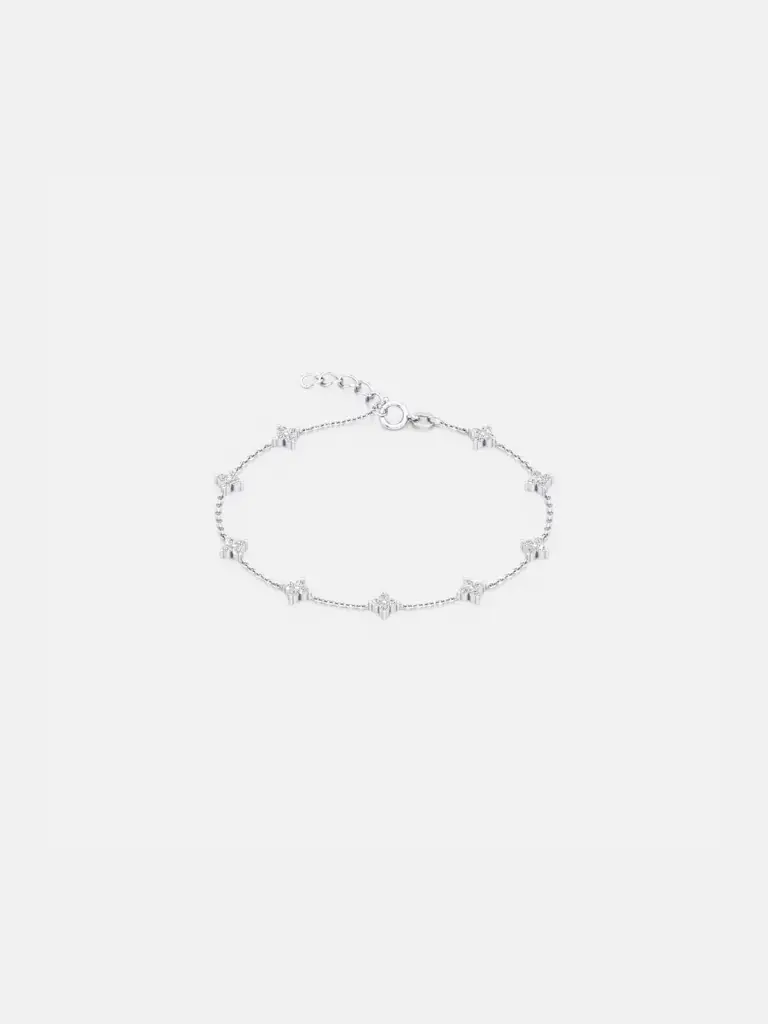 Floral Quartet Bracelet : M1BR11-W