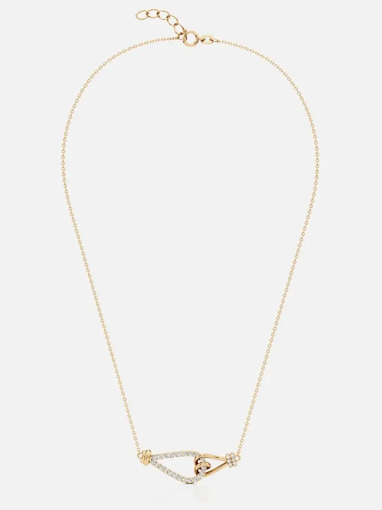 Entwine Necklace - 24K Gold Micron Plating : M7PT2-Y