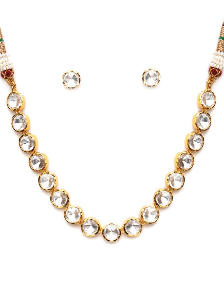 Round Kundan Choker With Studs : RRA23-11