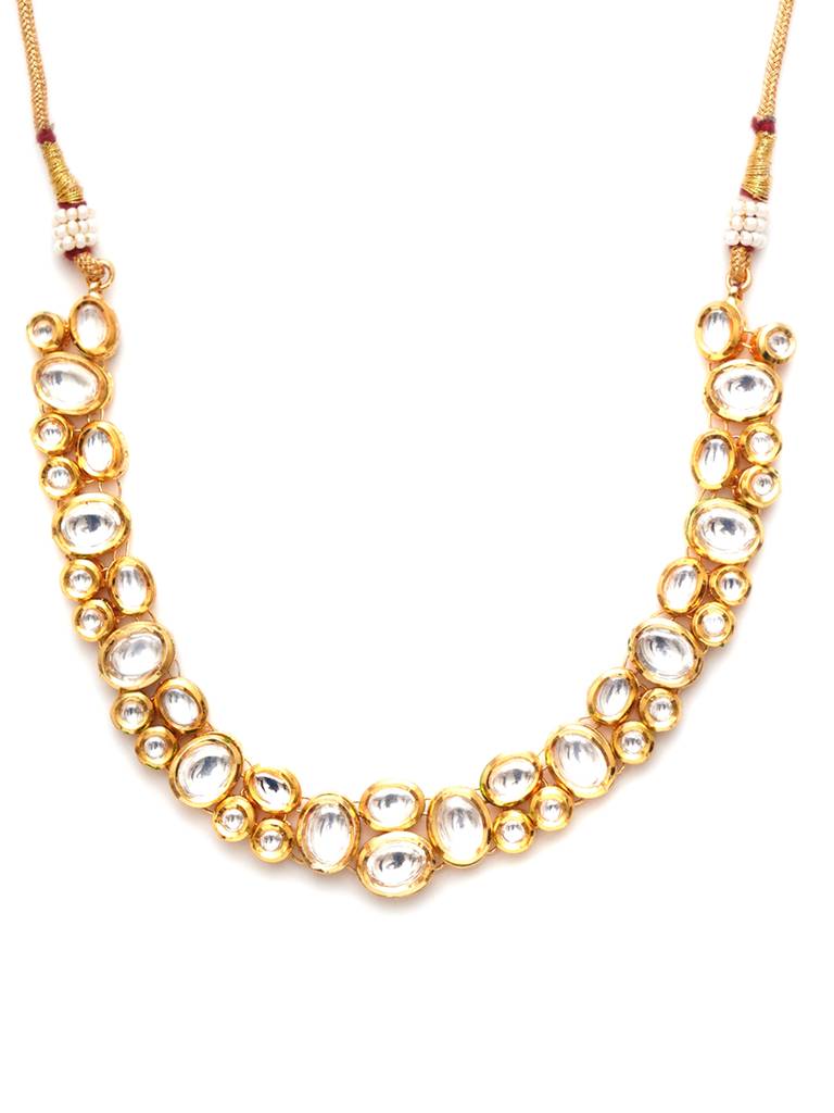 Kundan Stacked Neckpiece : RRA23-50
