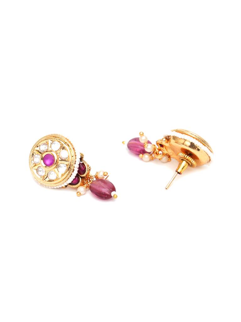 Kundan Studs With Stones : RRA23-27