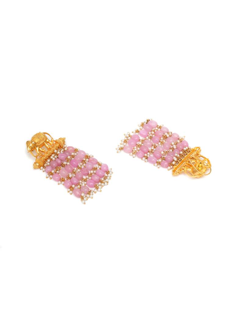 Long Layered Earrings With Elephant Motifs : RRA23-21