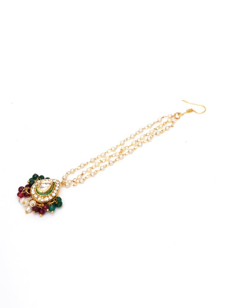 Multi Kundan & Crystal Maang Tikka : RRA23-42
