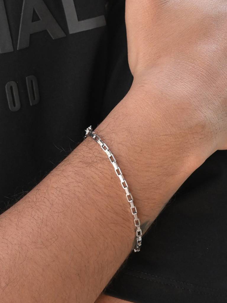 Sleek Silver Bracelet : MBR009