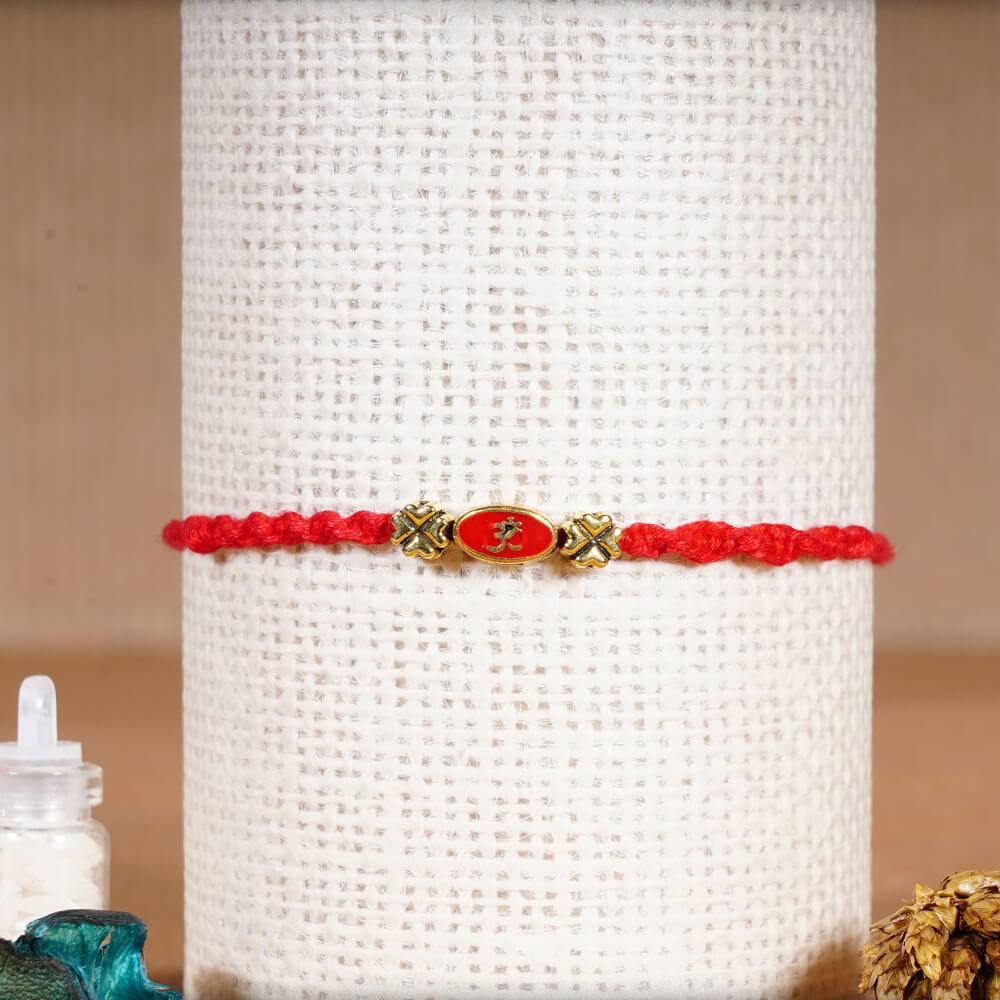 Delicate Om Rakhi : MBR418