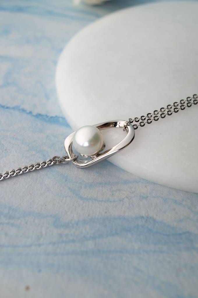 Joy Of Dance Pearl Sterling Silver Chain Bracelet : MCSBC433D1000